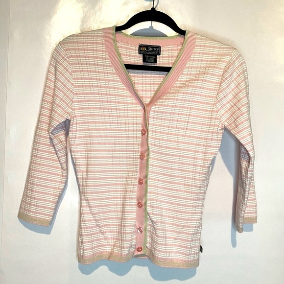 Vintage Route 66 Barbie Core Button Up Cardigan - Picture 2 of 6